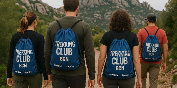 Estampación Textil, Bordados e Impresión DTF Begues · Mochilas de tela / Saco gym bag